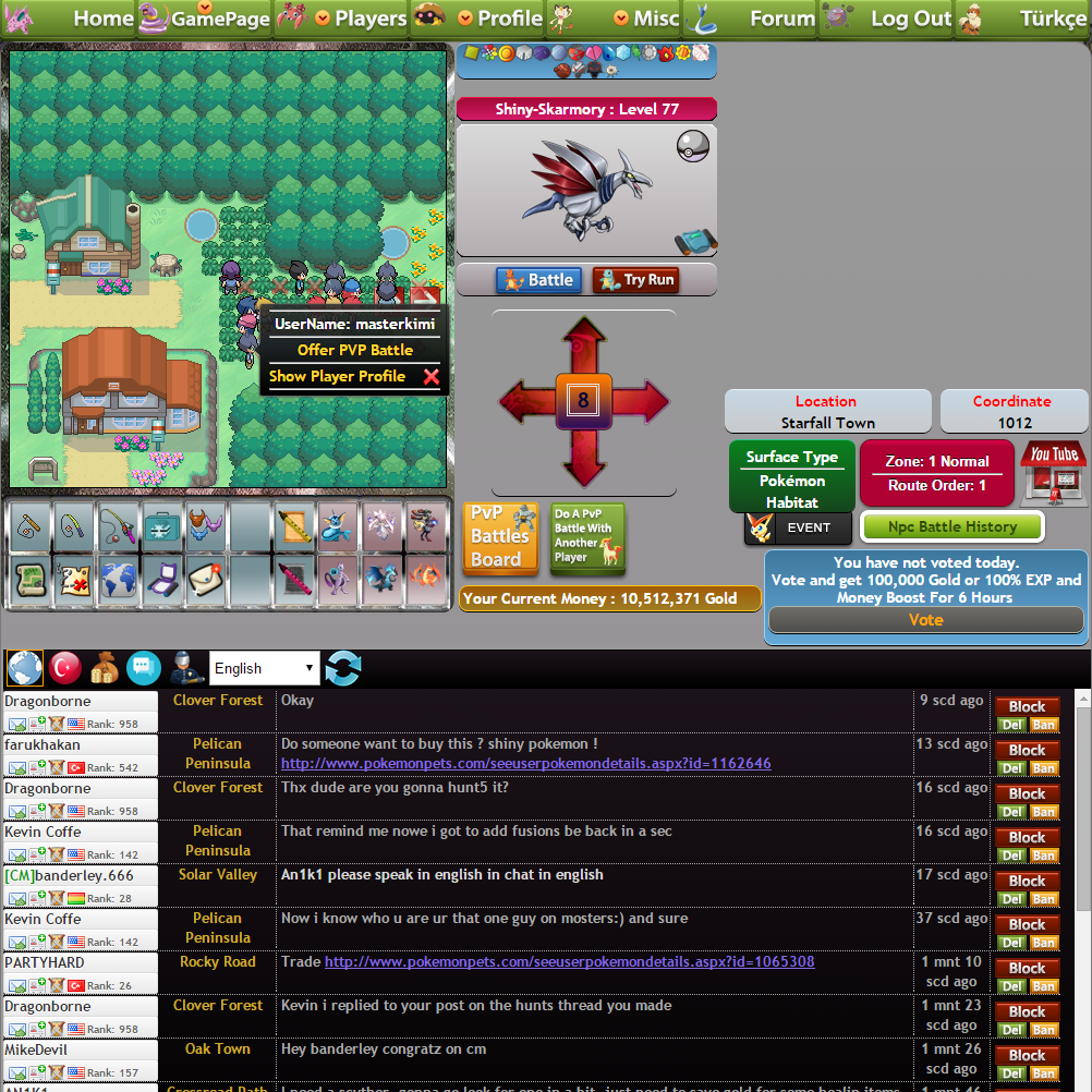 ♞ Fan made Online Pokémon MMO RPG Game PokemonPets just started ♘