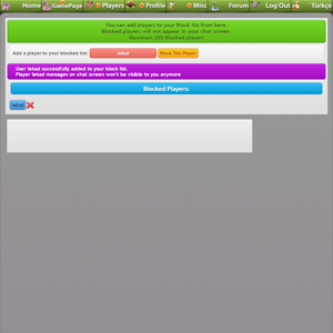 Blocked Players At The Chat