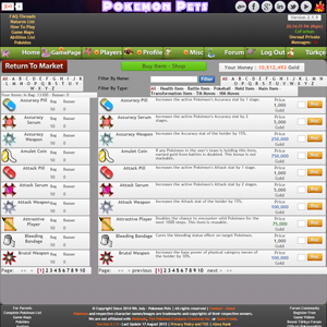 ♞ Fan made Online Pokémon MMO RPG Game PokemonPets just star