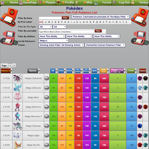 Pokédex - Pokémon Searching / Listing Page - Pokémon Pedia