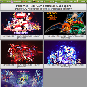 Pokemon Wallpapers - PokemonPets Game Wallpapers
