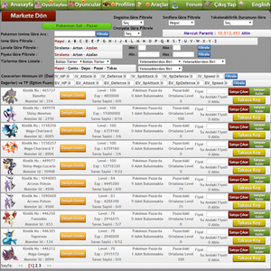 pokemon mmo rpg game PokemonPets buy sell trade pokemon page hd gameplay screenshot