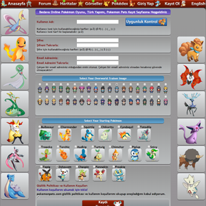 pokemon mmo rpg game PokemonPets register registration game page hd gameplay screenshot