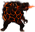 Monster Shiny-Mega-Golem-Fire