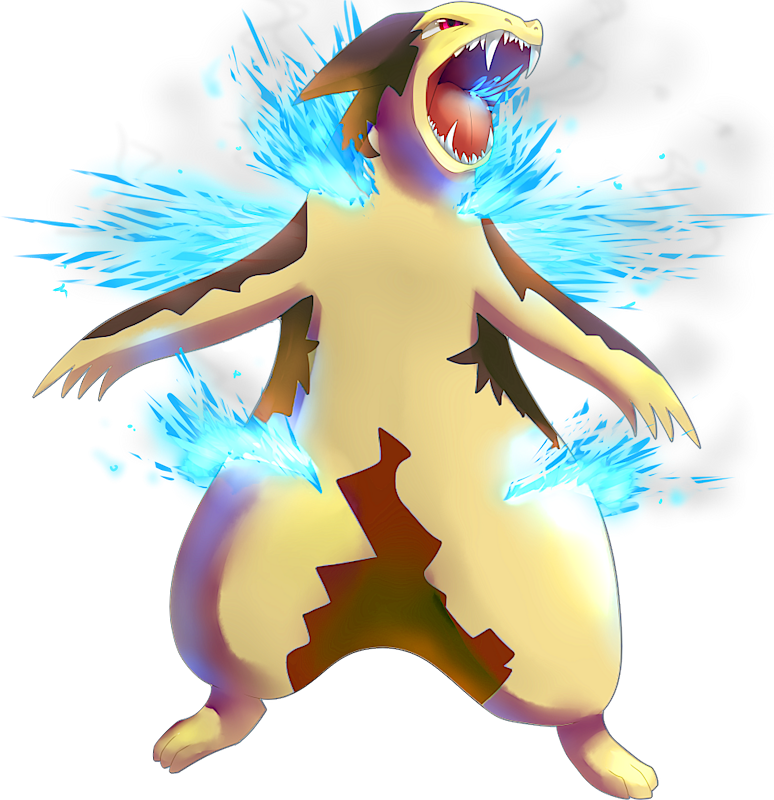 PokemonPets Pokédex entry for #10155 Shiny Mega Typhlosion Frost: evolution...
