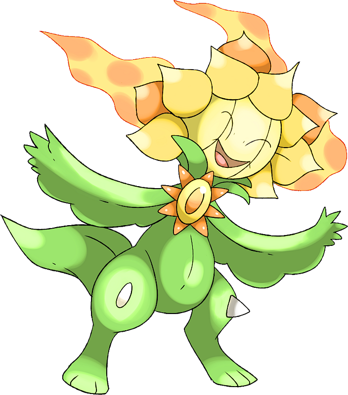 Alternate Shaymin Form by Fluna on DeviantArt