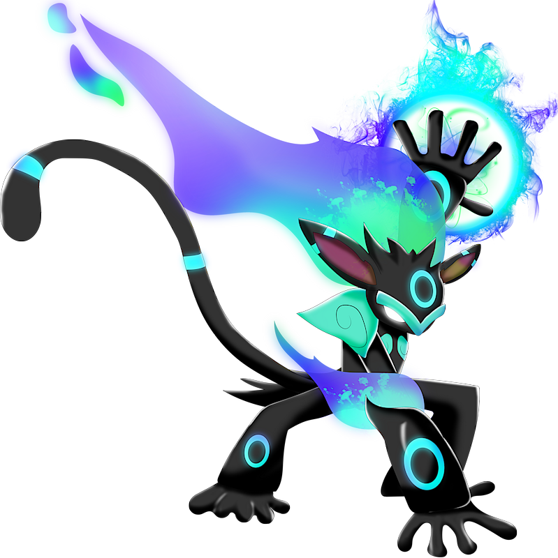 Pokemon 10393 Shiny Mega Infernape Midnight Pokedex Evolution Moves 