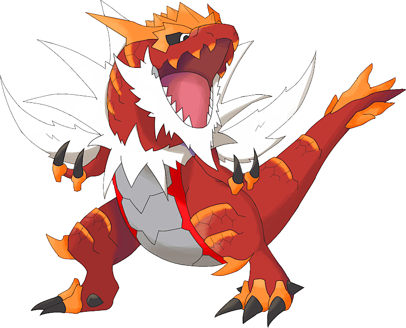 ID: 10697 Pokémon Shiny-Mega-Tyrantrum www.pokemonpets.com - Online RPG Pokémon Game