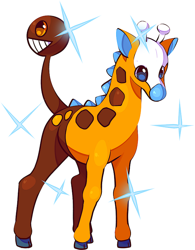 Pokemon 2203 Shiny Girafarig Pokedex: Evolution, Moves, Location, Stats.