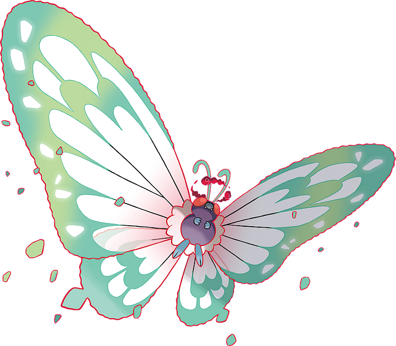 Pokemon Giga Butterfree Pokedex Evolution Moves Location Stats