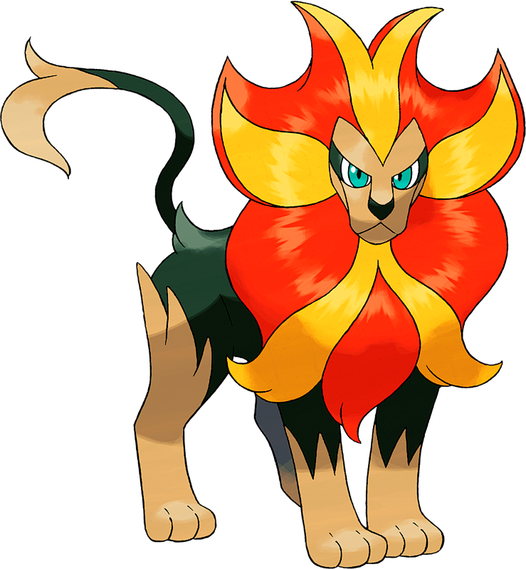 ID: 2668 Pokémon Shiny-Pyroar www.pokemonpets.com - Online RPG Pokémon Game