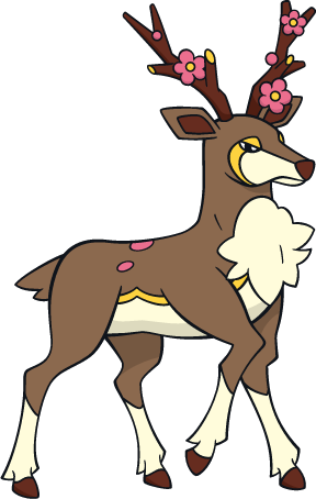 ID: 6588 Pokémon Shiny-Sawsbuck-Spring www.pokemonpets.com - Online RPG Pokémon Game