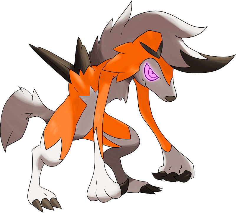 entry for #6744 Shiny Lycanroc Dusk: evolution, stats, moves, location, typ...