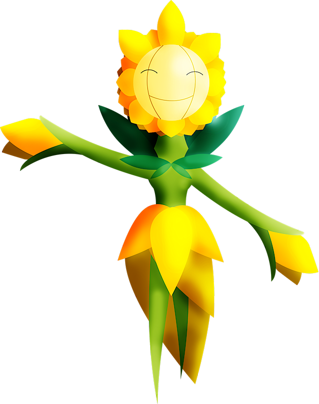 ID: 8193 Pokémon Mega-Sunflora-Solar www.pokemonpets.com - Online RPG Pokémon Game