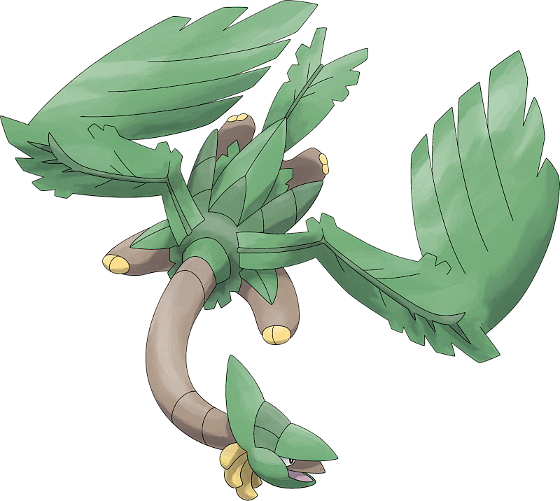 Captivating Grass Dragon Fakemon Artwork