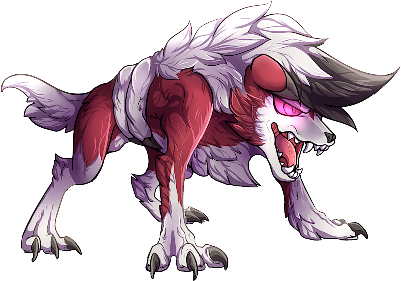 Pokemon 8745 Mega Lycanroc Night Pokedex Evolution Moves