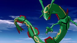 Shiny Mega Rayquaza Appears! by ECrystalica