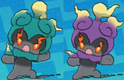 Mundo Pokémon - 802- Marshadow (Forma Espírito de Luta Ardente). Tipo:  lutador/fantasma. Evolução: Não Evolui. Histórico: Quando seu espírito de  luta começa a arder, Marshadow assume essa forma. Quando vai disparar um