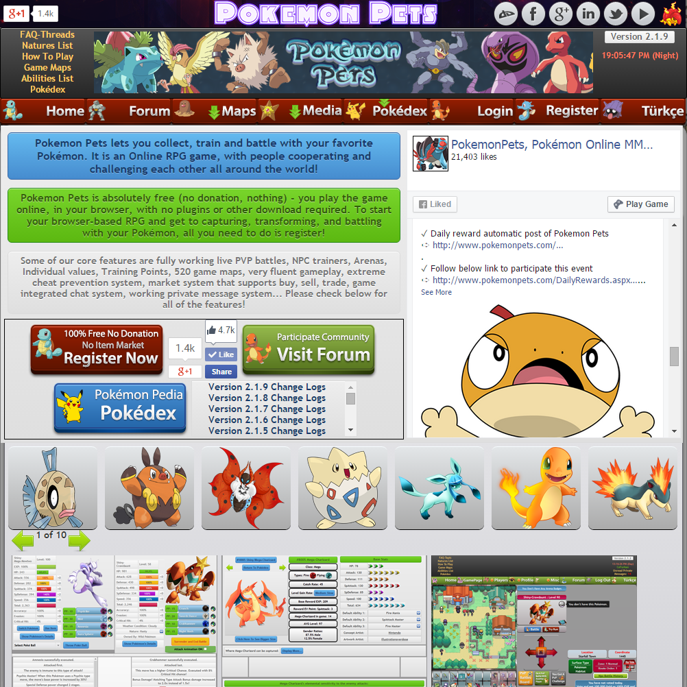 all pokemon games online free