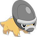 Pokemon Shieldon Schilterus Dinoclier stuffed