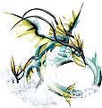 Monster Mega-Vaporeon-Dragon