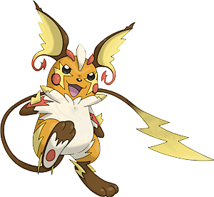 Pokemon Raichu Alola Form 1