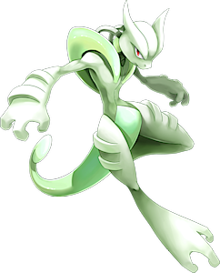 Pokemon Evolution Type Swap - Mew Evolve to Mega Mewtwo X, Y - GRASS TYPE 