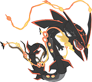 Pokemon 10384 Shiny Mega Rayquaza Pokedex: Evolution, Moves, Location, Stats