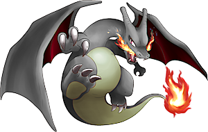 Shiny Mega Charizard X  Pokemon charizard, Pokemon dragon, Charizard