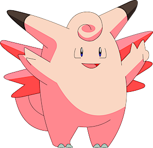 Pokemon 2036 Shiny Clefable Pokedex Evolution Moves