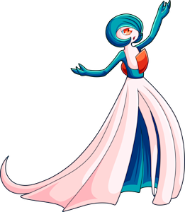 Shiny Mega Gallade & Shiny Mega Gardevoir I hope it looks like this