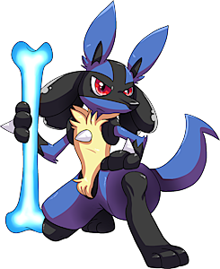 SilverJolteon — Shiny Mega Lucario - [Blue Flare] Requested by