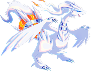 Shiny Reshiram by DrDimentio on DeviantArt