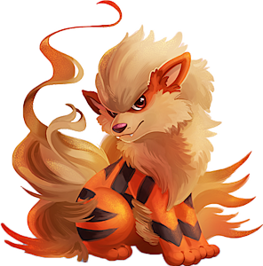 fogo pokemon, este e um cachorro de fogo o arcanine, myofkilly