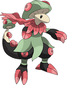 Pokemon 8286 Mega Breloom Pokedex Evolution Moves Location Stats