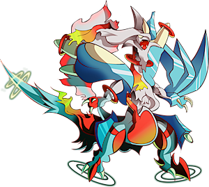 The Tao Trio Pokémon Mega X/Y Evolve : Reshiram Zekrom Kyurem 