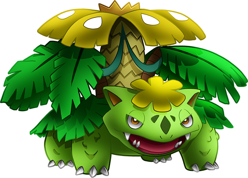 Pokemon 10003 Shiny Mega Venusaur Pokedex: Evolution, Moves, Location, Stats