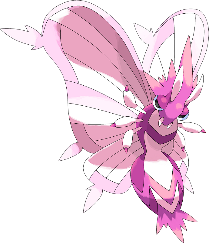 Pokemon 10049 Shiny Mega Venomoth Pokedex: Evolution, Moves, Location ...