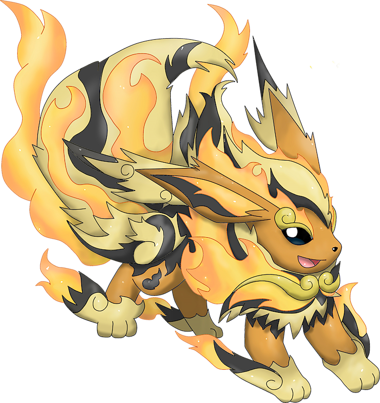 Mega Flareon (Black Quartz), Wiki Pokemon Fanfiction