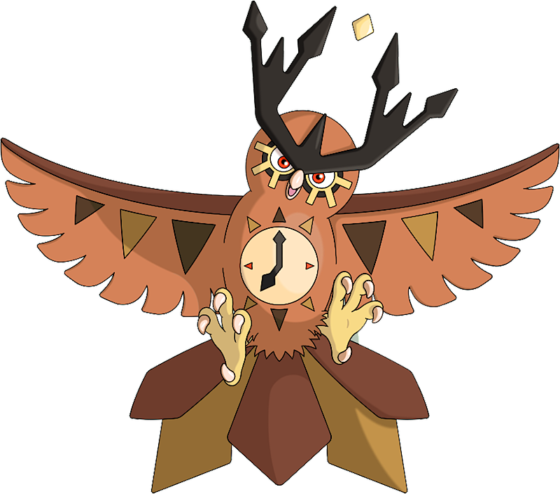 ID: 10163 Pokémon Shiny-Mega-Noctowl-Clock www.pokemonpets.com - Online RPG Pokémon Game