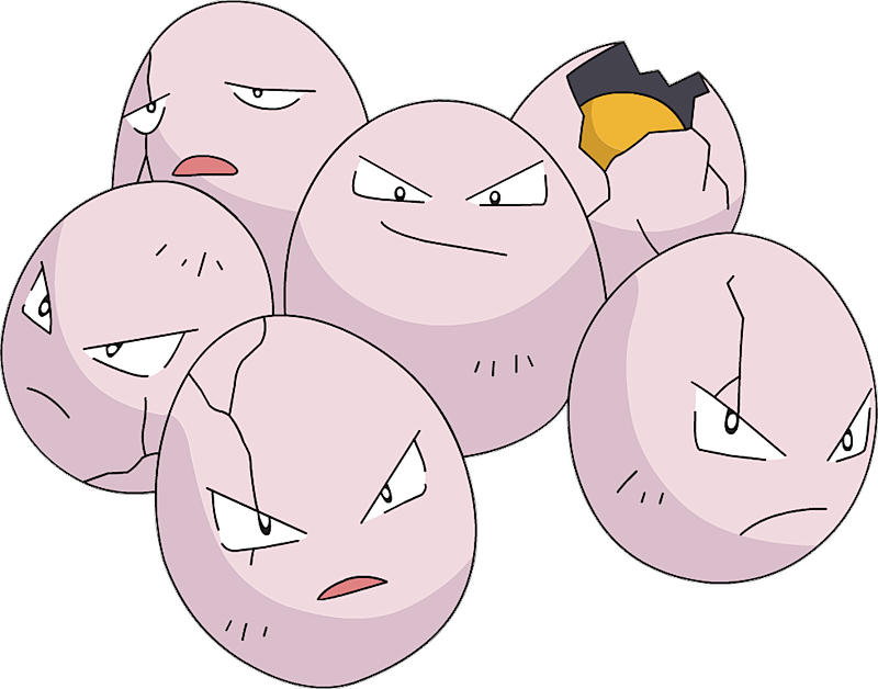 ◓ Pokédex Completa: Exeggcute (Pokémon) Nº 102