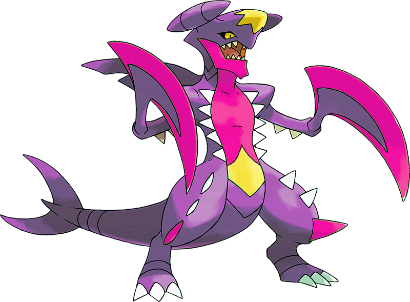 shiny mega garchomp x and y