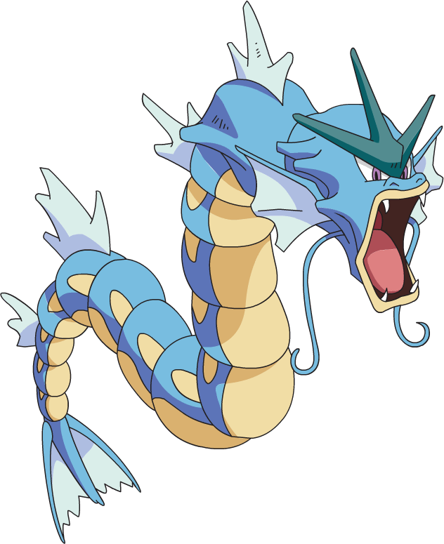 Todo Dia um Pokémon Diferente on X: 130-🇧🇷Gyarados 🇯🇵Gyarados Nome  Sugerido no Brasil:Boitatão Região:Kanto Tipo:🔵Água,🔵Voador Altura: 6.5 m  Peso: 235.0 kg  / X