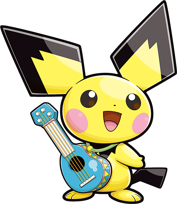 Pichu, the pre-evolution of pikachu