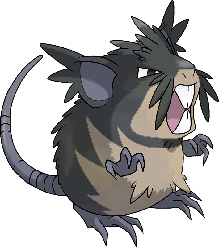 Pokemon 16020 Alolan Raticate Pokedex: Evolution, Moves, Location, Stats