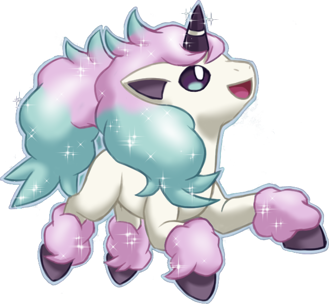 Mavin  Pokemon Shiny Ponyta Galarian Wearing Special Meloetta