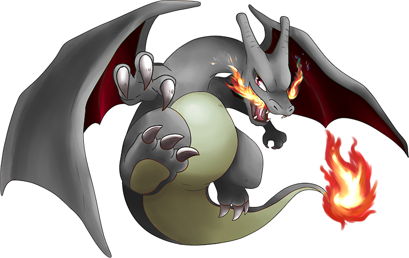 Pokemon Shiny Charizard Art