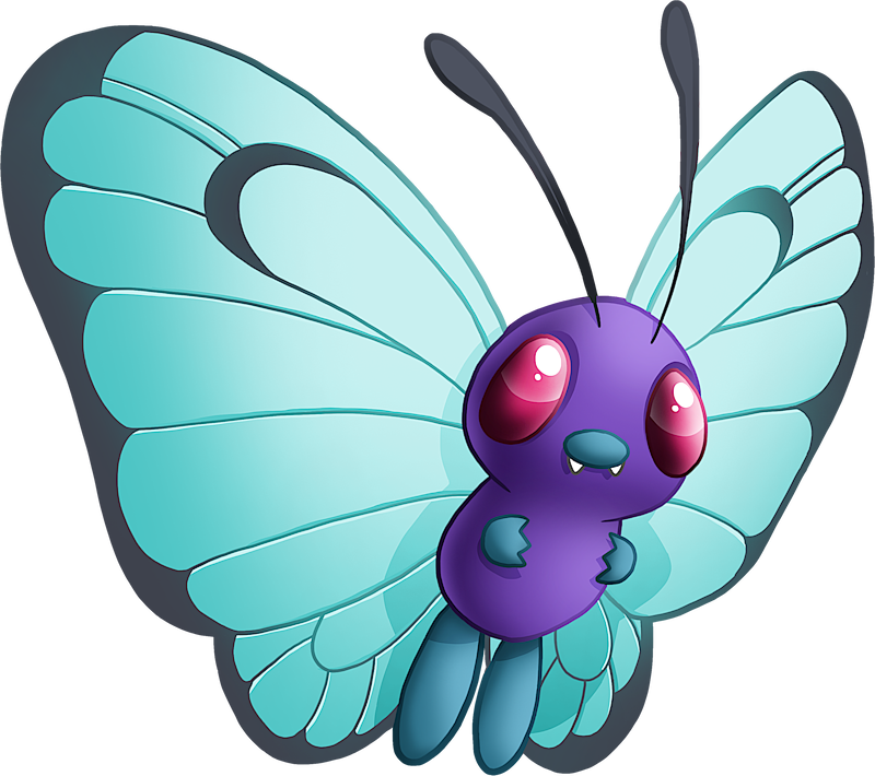 shiny butterfree pokemon