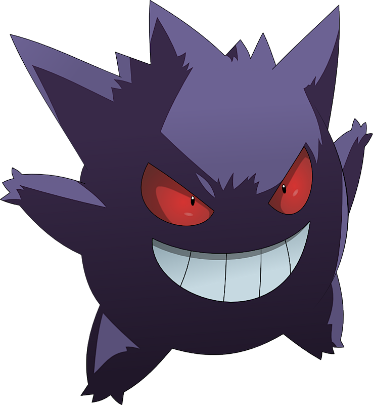 Gengar Shiny Kanto Pokemon for Pokemon Go. Registered Trade or 