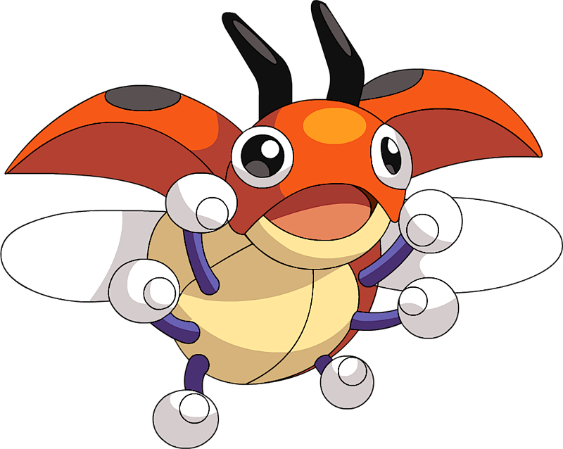 ID: 2165 Pokémon Shiny-Ledyba www.pokemonpets.com - Online RPG Pokémon Game